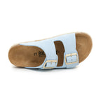 Sandalias plataforma azul - Mujer