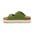 Sandalias verdes - Mujer