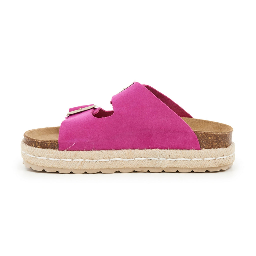 Sandalias fucsia - Mujer