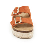 Sandalias naranjas - Mujer