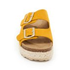 Sandalias amarillas - Mujer