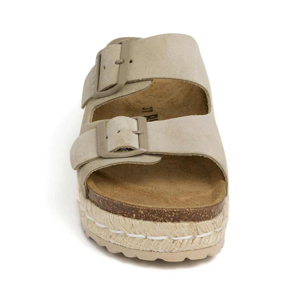 Sandalias caqui - Mujer