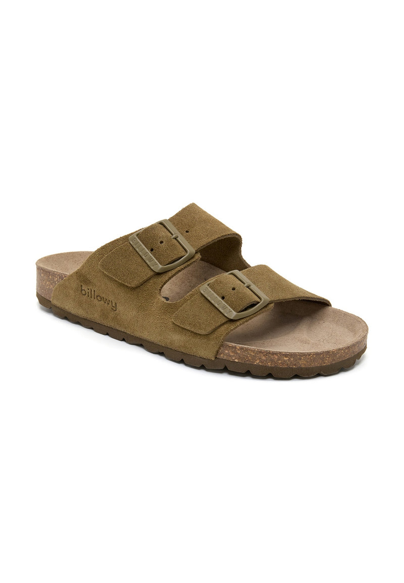 Sandalias caqui - Mujer