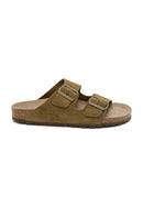 Sandalias caqui - Mujer