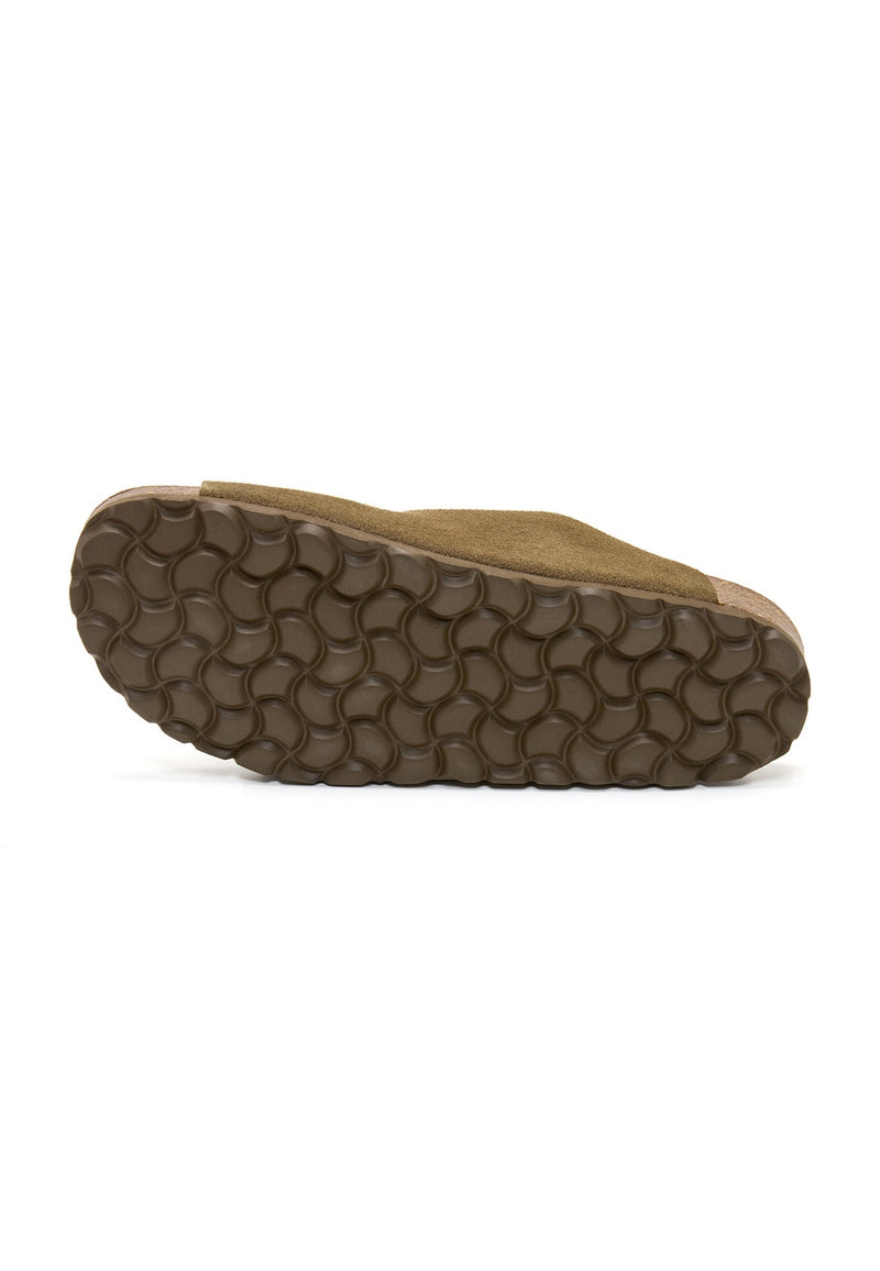 Sandalias caqui - Mujer