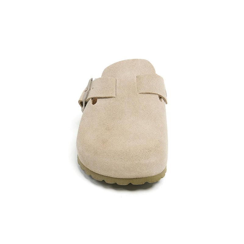 Zuecos caqui - Mujer