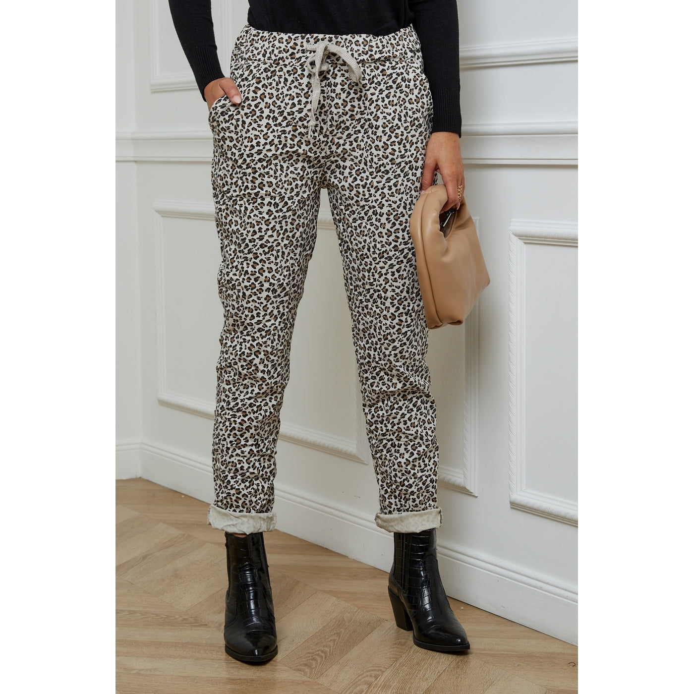 Pantalones - Beige