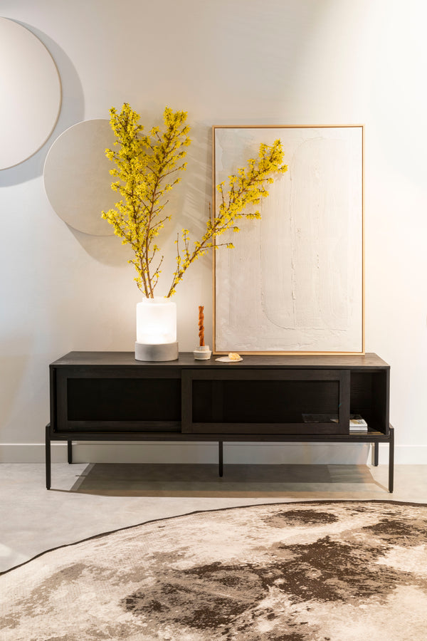 Hardy - Sideboard - Oak veneer - Black Oak/Brown