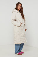 Puffer jacket 81214 - Beige