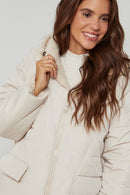 Puffer jacket 81214 - Beige