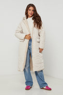 Puffer jacket 81214 - Beige