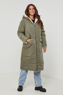 Puffer jacket 81214 - Khaki