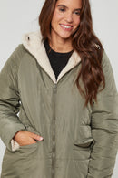 Puffer jacket 81214 - Khaki