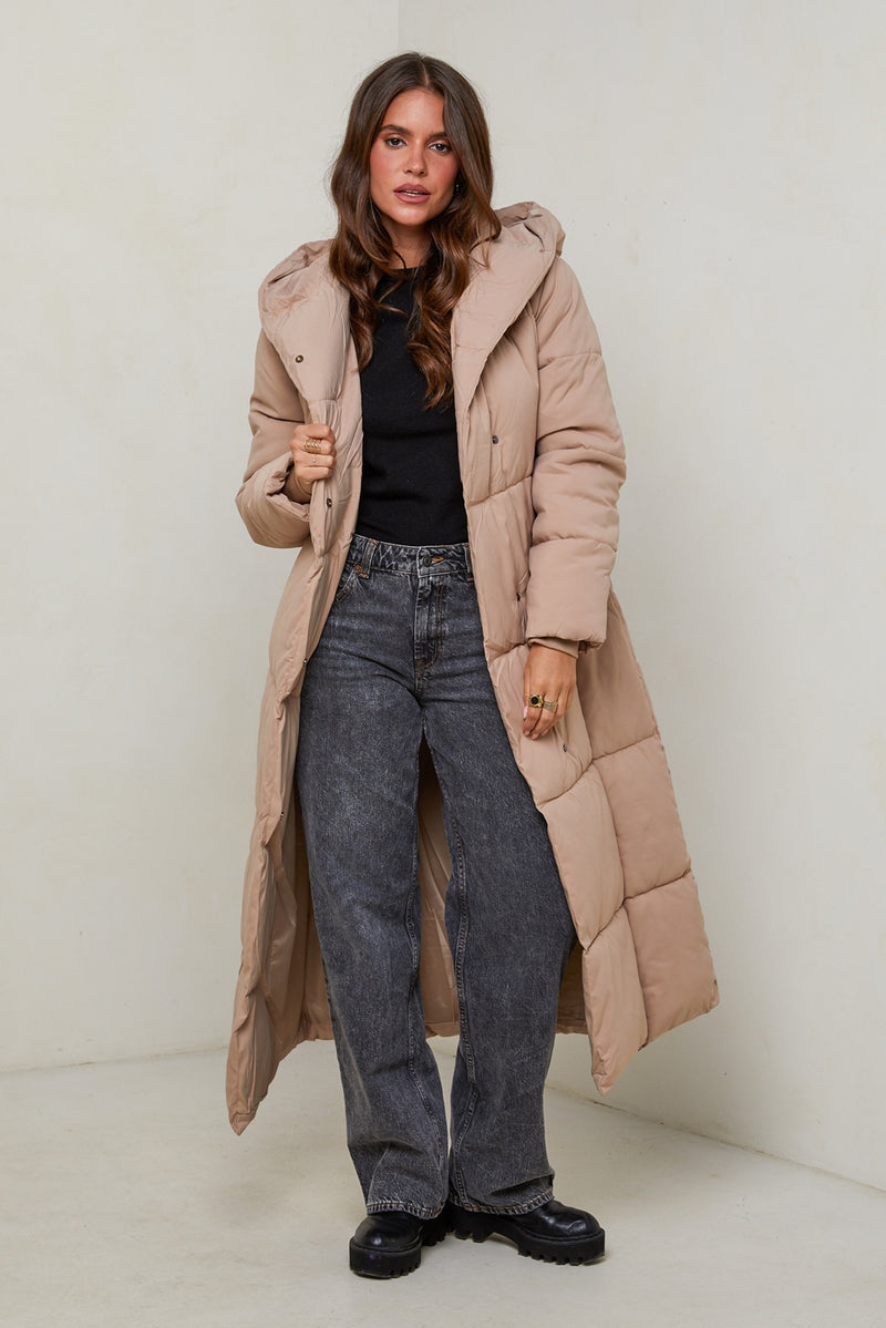 Down jacket 81252 - Camel