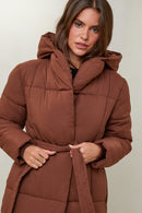 Puffer jacket 81252 - Choco