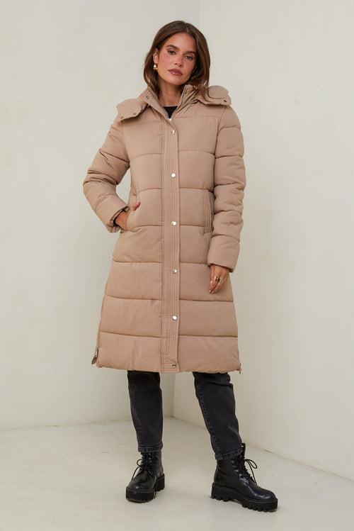 Down jacket 81277 - Camel