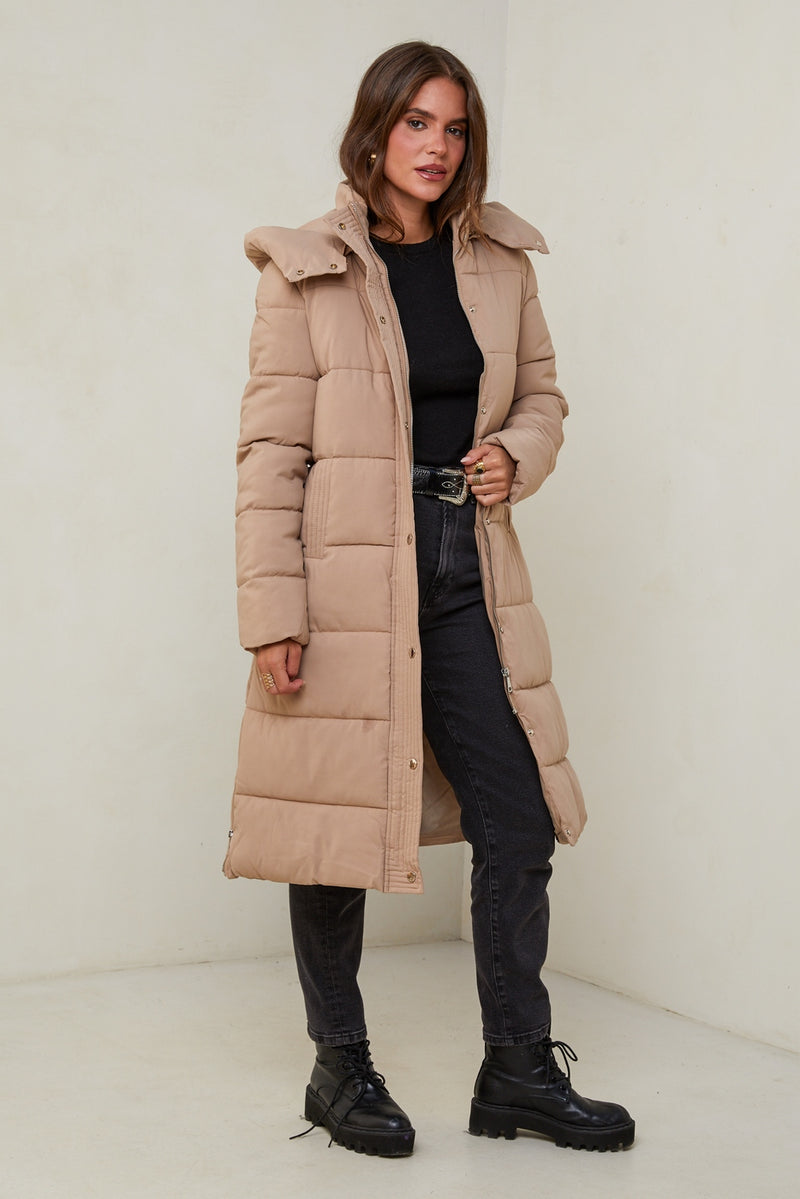 Down jacket 81277 - Camel