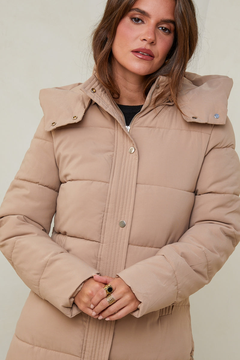 Down jacket 81277 - Camel