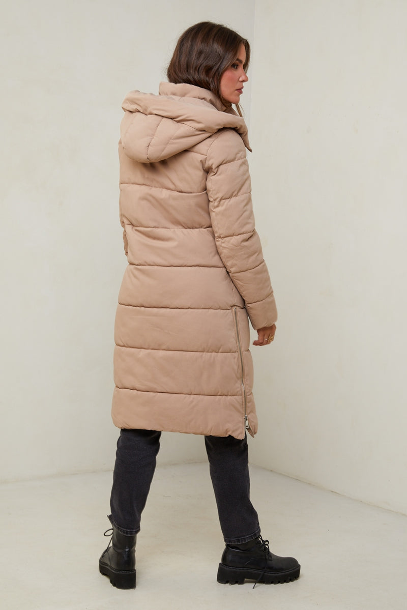 Down jacket 81277 - Camel