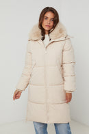Puffer jacket 81298 - Beige