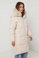 Puffer jacket 81298 - Beige