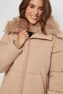 Down jacket 81298 - Camel