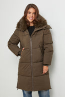 Puffer jacket 81298 - Khaki