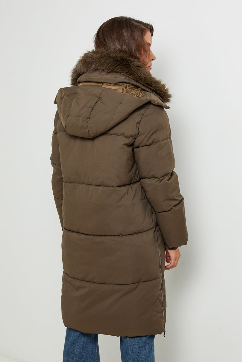Puffer jacket 81298 - Khaki