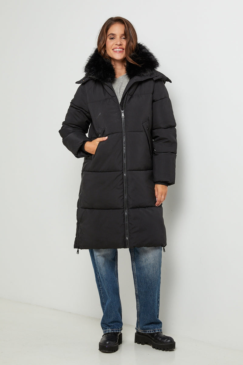 Puffer jacket 81298 - Black