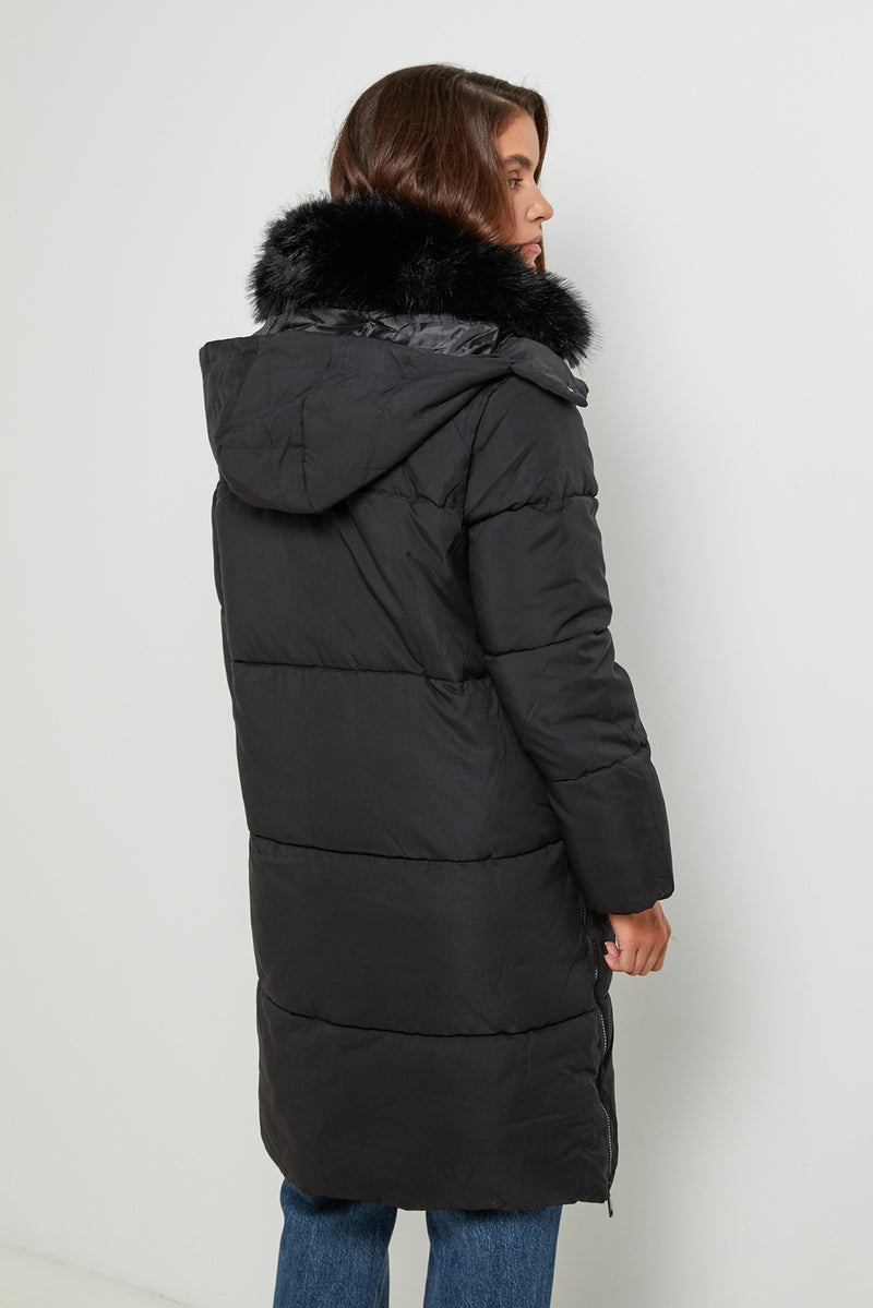 Puffer jacket 81298 - Black