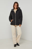 Puffer jacket 81381 - Black/Anthracite