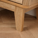 Palmo - Nightstand with 1 Rattan Front Drawer and 1 Niche - Light Wood