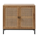 Buffet 2 Portes En Rotin Naturel - Jaya - Beige