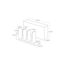 Support Pour Ustensiles De Cuisine & Planches À Découper - Tower - Noir