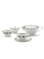 Midnight Flowers - Sucrier - Porcelaine Bone China - Blossom Milk