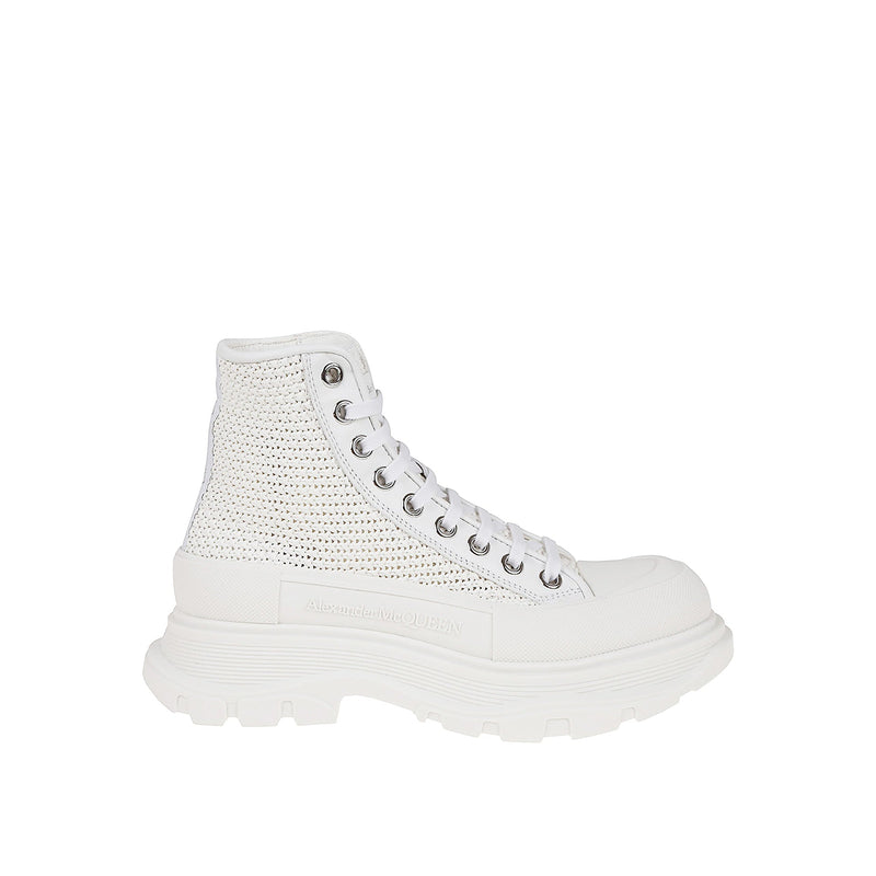 Sneakers - Alexander Mcqueen Tread Slick High-Top - White