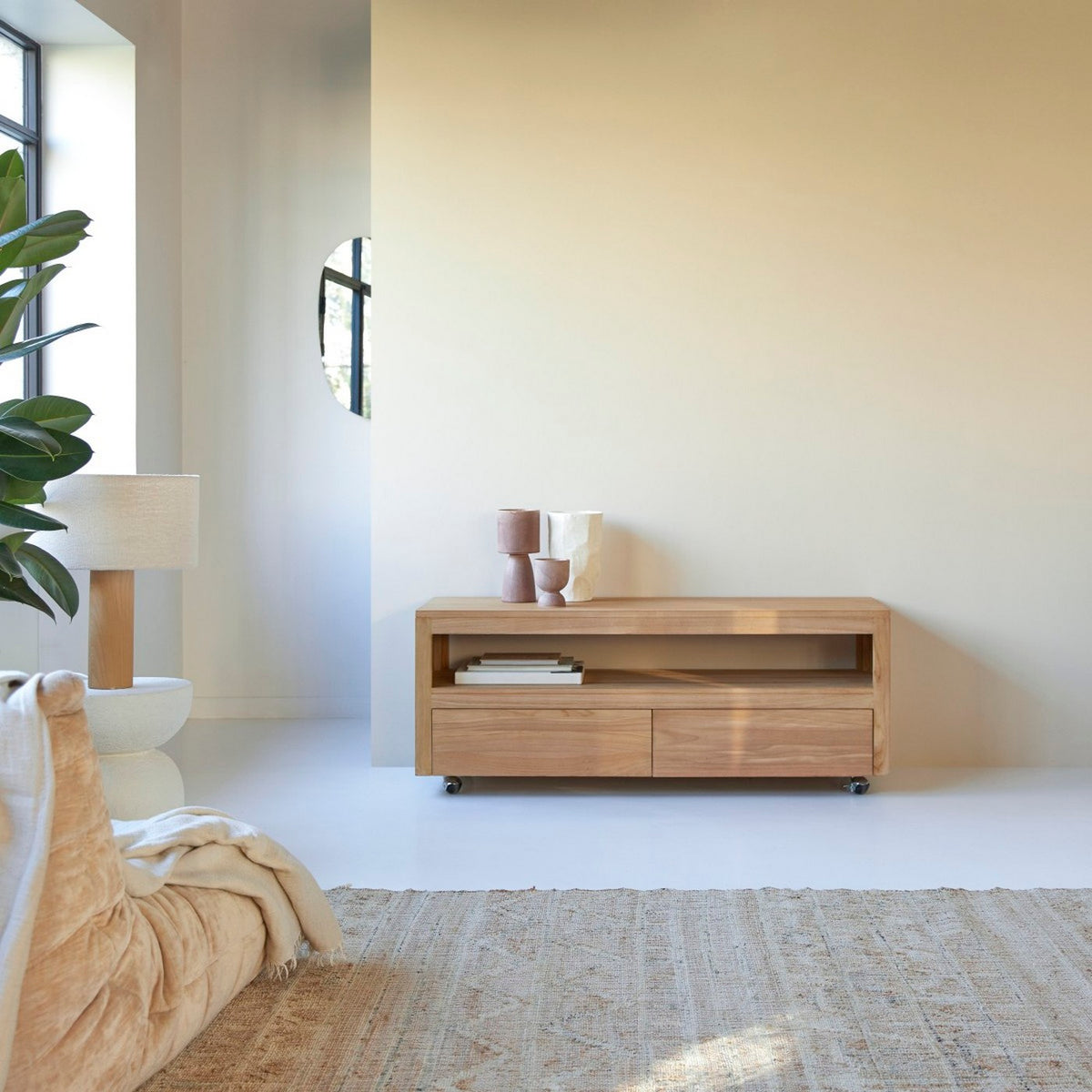 Anoa - Meuble Tv - Teck - Naturel