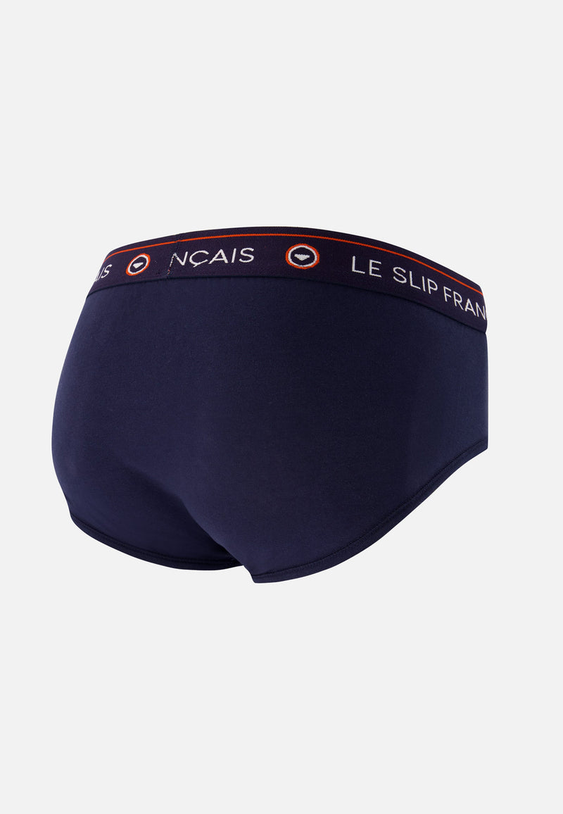 Lot De 7 Slips En Coton - Bleu Marine
