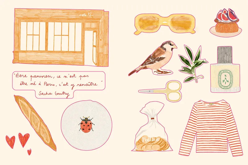 Paris Chéri - Stickers Book