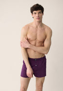 Lot De 2 Caleçons En Coton - Caleçons Prune Marine