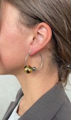 Boucles D'Oreilles Asymmetric Pearl