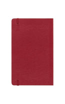 Carnet Ligné (Ruled Notebook) - Large - Couverture En Cuir - Rouge