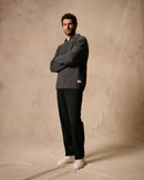 Riva Waffle Polo Shirt - Anthracite