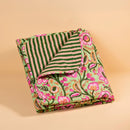 Couverture Bébé Ou Plaid Nur - Mint Floral