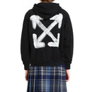 Sweatshirt Off-White Hooded Logo - Black - Homme