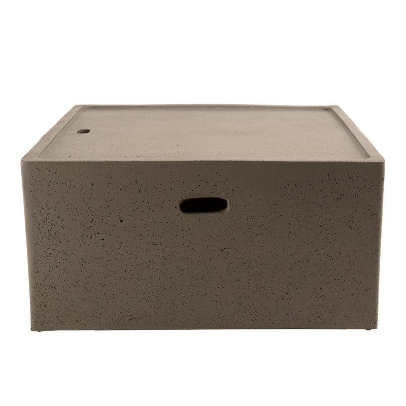 Hector - Table Basse De Jardin - Béton - Gris