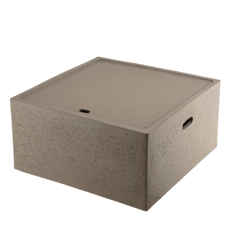 Hector - Table Basse De Jardin - Béton - Gris