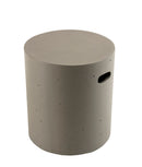 Hector - Table D'Appoint De Jardin - Béton - Gris