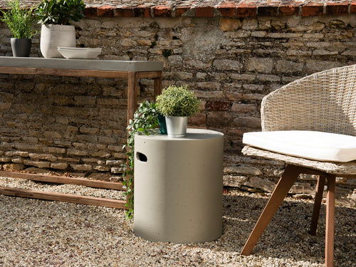 Hector - Table D'Appoint De Jardin - Gris
