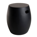 Hector - Table D'Appoint De Jardin - Béton - Noir